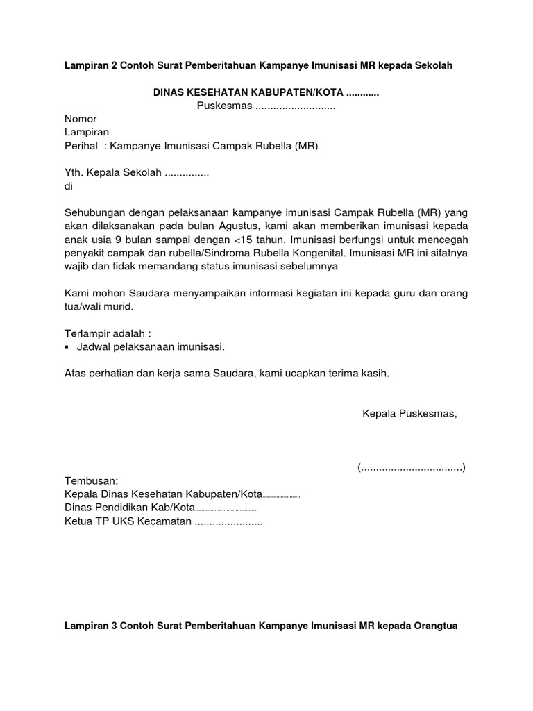 Download 81+ Contoh Surat Surat Izin Sekolah Vaksin Gratis Terbaru