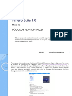 Minero Suite 1.0 - 3er Modulo Plan Optimizer