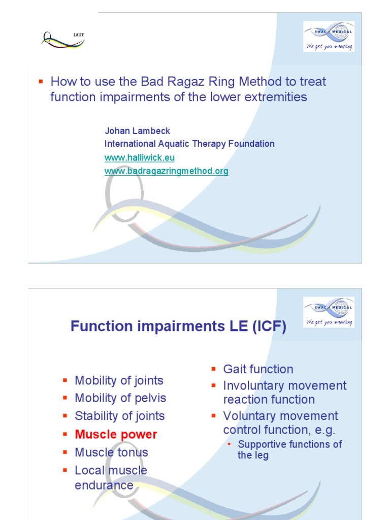 Bad Ragaz Ring Method Legs (Lambeck 2009) | PDF | Anatomical Terms Of ...