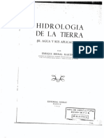 HIDROLOGÍA DE LA TIERRA Bernal 1955 Ok PDF