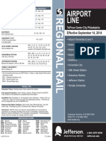 Airport Line: Saturdays, Sundays and Major Holidays