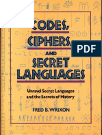 Codes Ciphers Secret Languages
