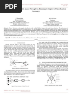 Advancements in Multi-Layer Perceptron Training to Improve Classification Accuracy