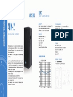 AD Speaker Model ADM-12 Catalogue