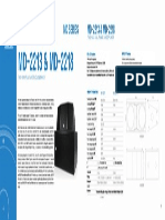 AD Speaker Model ADM-2213 Catalogue