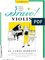 CAROL BARRATT - Bravo Violin PDF