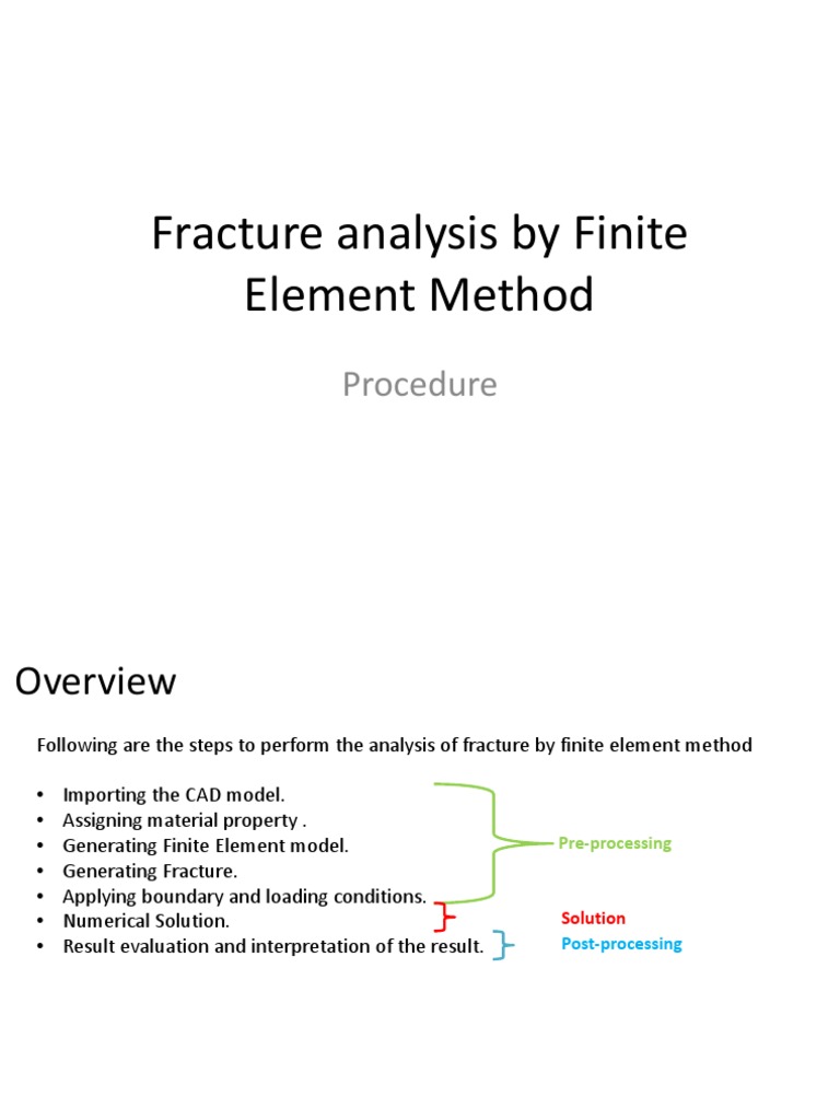 Fracture Analysis by FEA | PDF | Finite Element Method | Fracture