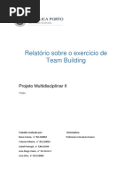 Relatório Sobre o Exercício de Team Building