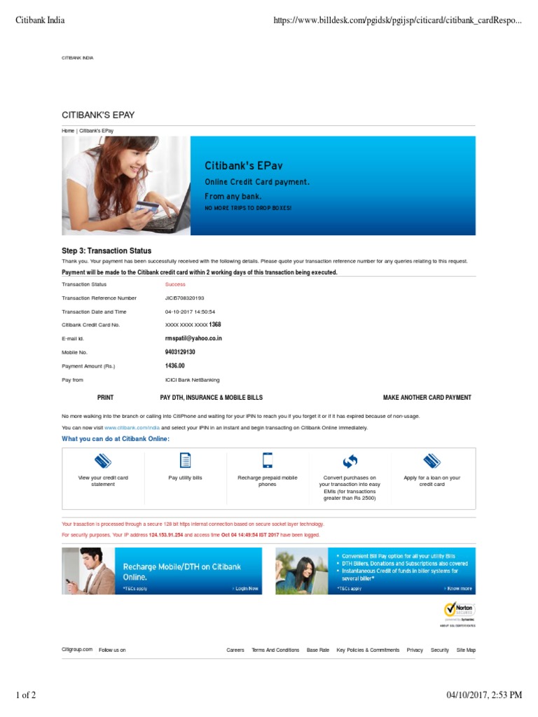 Citi Card Online Payment >> Citibank S Epay Citi Card Online Payment >> Citibank S Epay