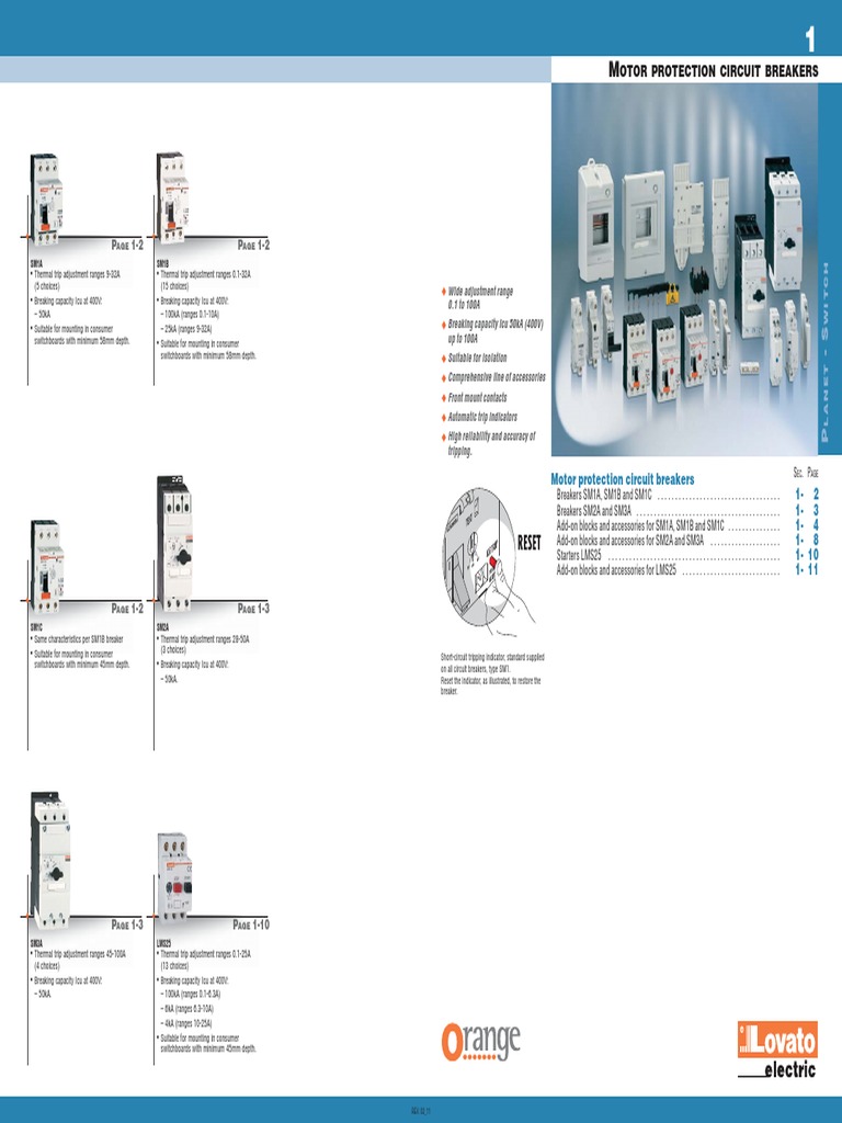Motor Protection Circuit Breakers | PDF | Fuse (Electrical ...