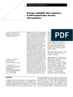 Non-Ionic Amphiphilic Block Copolymers by RAFT-polymerization and Their Self-Organization