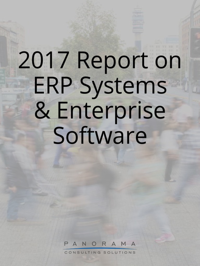 2017 ERP Panorama Report | PDF | Enterprise Resource Planning | Economies