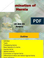 Examination of Hernia