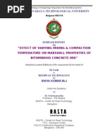 Download EFFECT OF VARYING MIXING  COMPACTION TEMPERATURE ON MARSHALL PROPERTIES OF BITUMINOUS CONCRETE MIX by shiva5059 SN36093559 doc pdf