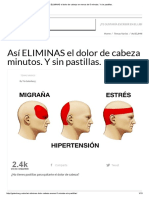 Así ELIMINAS El Dolor de Cabeza en Menos de 5 Minutos