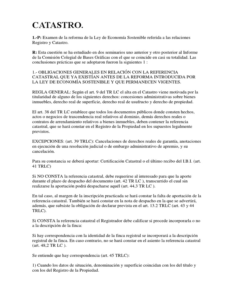 Catastro | Propiedad | Urbano