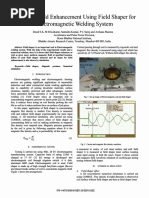 Magnetic Field Enhancement Using Field Shaper For Electromagnetic Welding System