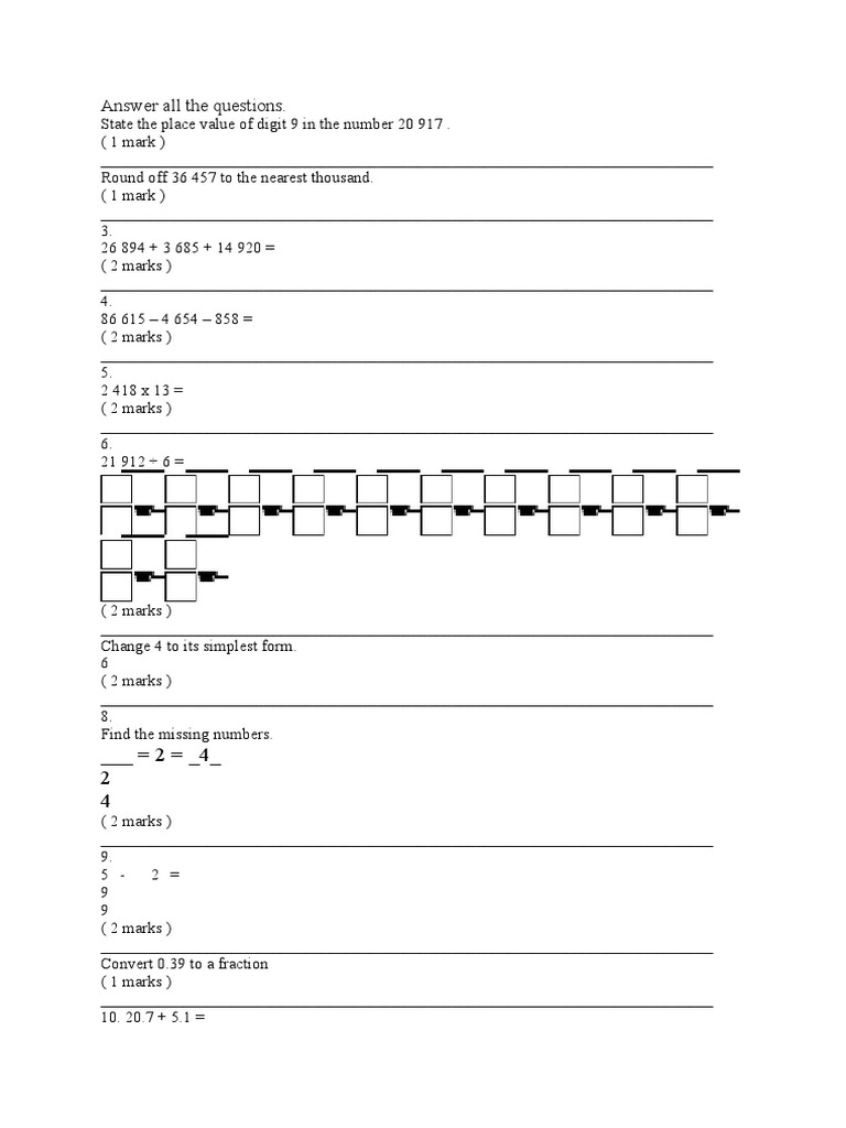 Answer All The Questions | PDF