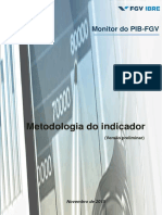 Metodologia Preliminar Monitor Do PIB-FGV - Novembro de 2015