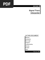 Signal Trace Interpreter: in This Document