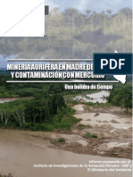 Minería aurífera en Madre de Dios y contaminación con mercurio