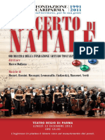 Concerto Natale Parma 2012 Broschure