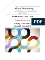 Database Processing:: Online Appendix A