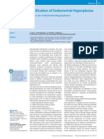 New WHO Classification of Endometrial Hyperplasias: Neue WHO-Klassifikation Der Endometriumhyperplasien