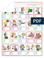 Irregular Verbs - Choose The Correct ESL