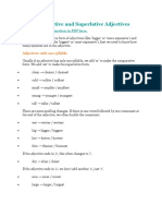 Comparative and Superlative Adjectives: Download This Explanation in PDF Here