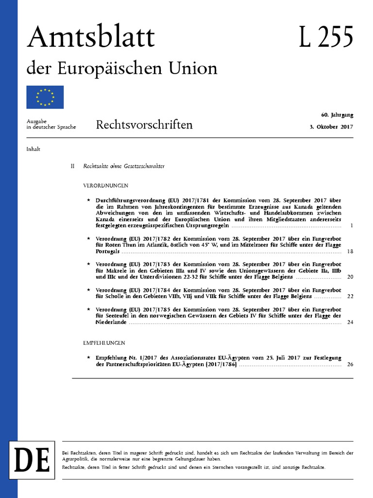 Amtsblatt Der Europaischen Union