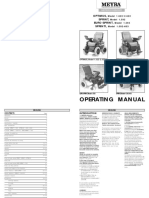 Operating Manual: Optimus, Sprint, Euro-Sprint, Sprinti