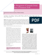 Guidelines For The Management of Traumatic Dental Injuries: 2. Avulsion of Permanent Teeth