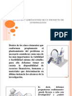 Alcances y Limitaciones de Un Proyecto de Investigación