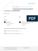 Public Sector Knowledge Management Framework