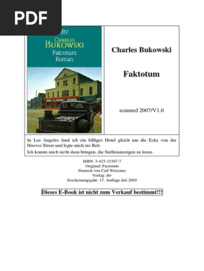 charles bukowski faktotum pdf