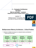 Cs 6461 Computer Architecture Lecture 11