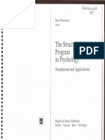 Westmeyer (Ed) - The Structuralist Program in Psychology