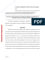 3 - CO Proceeding 16A-0396E - Brief On The Ratepayers Coalition in Opposition To The Stipulation