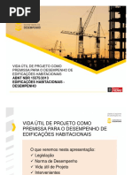 Vida Útil de Projeto Como Premissa Para o Desempenho de Edificações Habitacionais