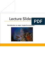 Major Tropical Ecosystems Lecture Slides