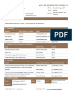 6 Project Meeting Minutes Template ES