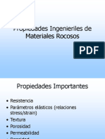 Propiedades Ingenieriles de Rocas