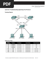 Lab 5.5.3: Troubleshooting Spanning Tree Protocol: Topology Diagram