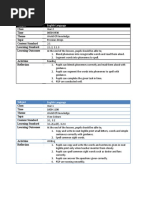 Class Time Theme Topic Content Standard Learning Standard Learning Outcomes