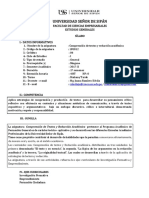 Silabo Comprension de Textos y Redacción Académica