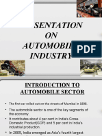 Presentation ON Automobile Industry