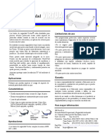 Hoja Tecnica de Anteojos de Seguridad PDF