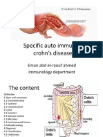 Specific auto immunity crohn’s disease causes, symptoms, diagnosis and treatment