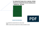 Da. Documentos de Arquitectura #65 Rafael Otero Editorial Colegio Oficial de Arquitectos de Andalucia Oriental. Delega